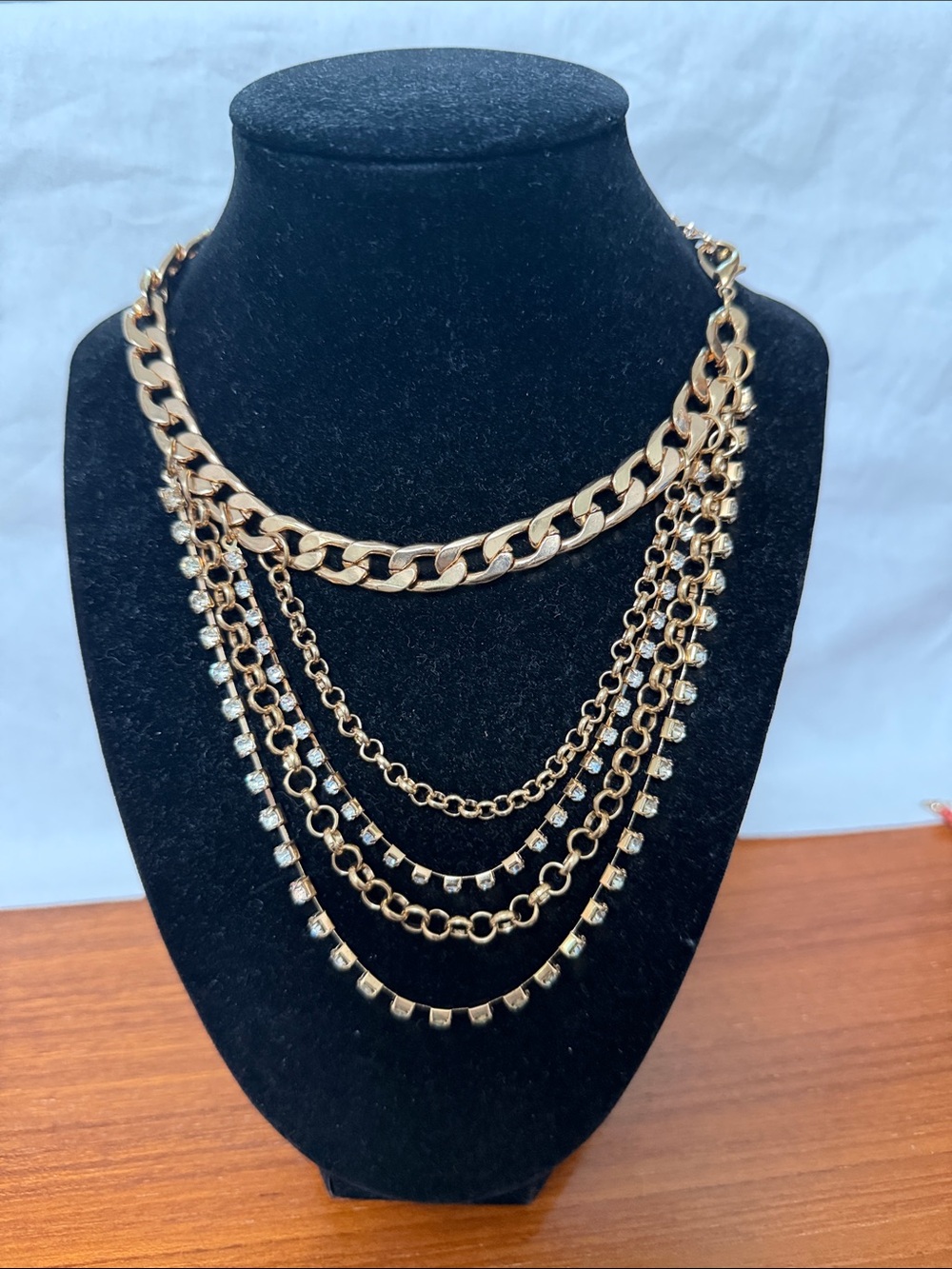 PrettyLittleThing Gold Layered Multi-Chain Necklace